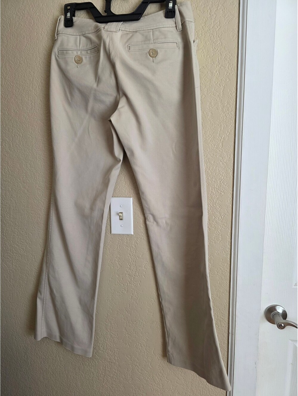 Banana Republic Martin Stretch Khaki Pants Size 4 - Picture 3 of 4